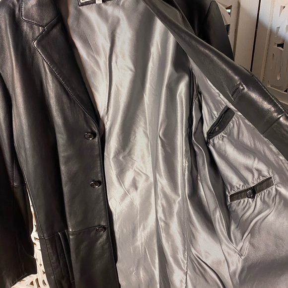 Bachrach men’s leather jacket sz M - Picture 7 of 8
